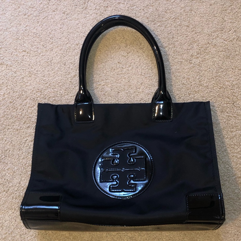 Ella Patent Tote Bag by Tory Burch